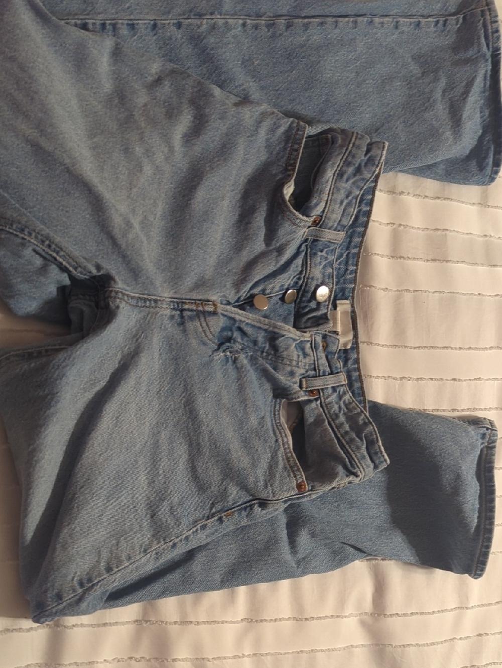 H&M Light Blue Straight Leg Jeans
